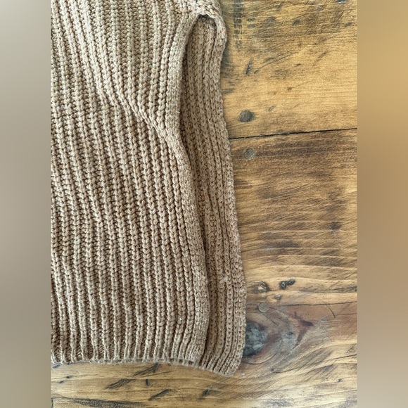 Anthropologie Moth Shaker Stitch Teddy Brown Sweater Vest Jumper - Picture 6 of 8